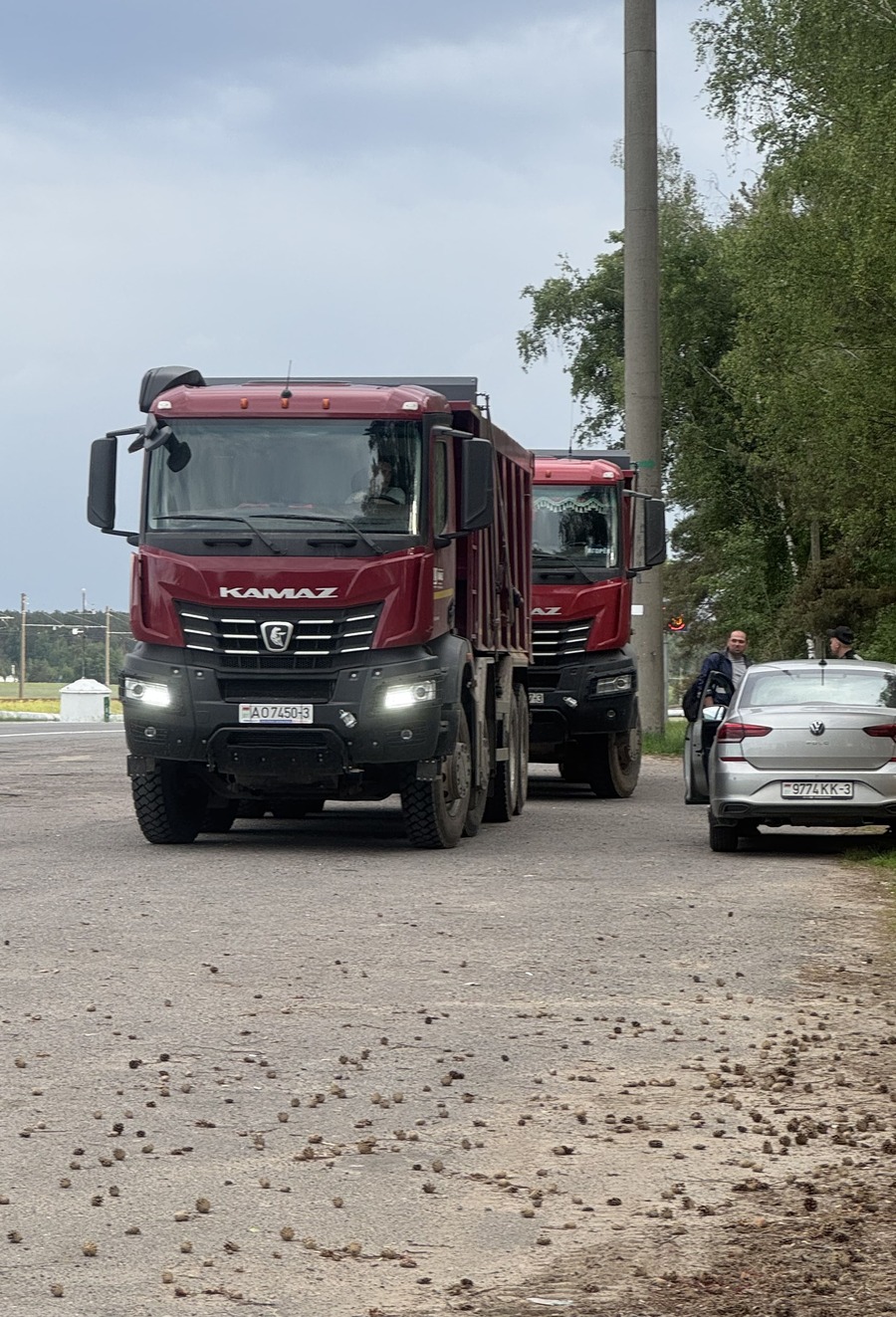 Автопарк самосвалов